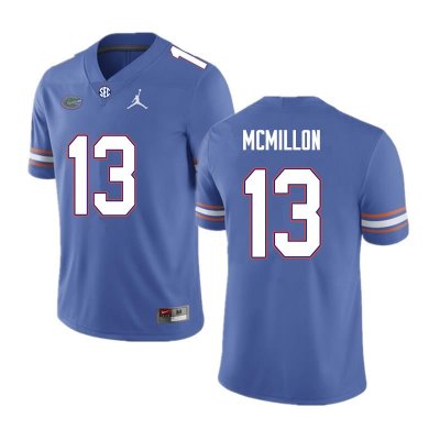 Men's Florida Gators #13 Donovan McMillon NCAA Nike Royal Authentic Stitched College Football Jersey LQT3462OM